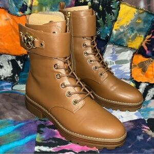 Michael Kors Rory Leather Combat boot